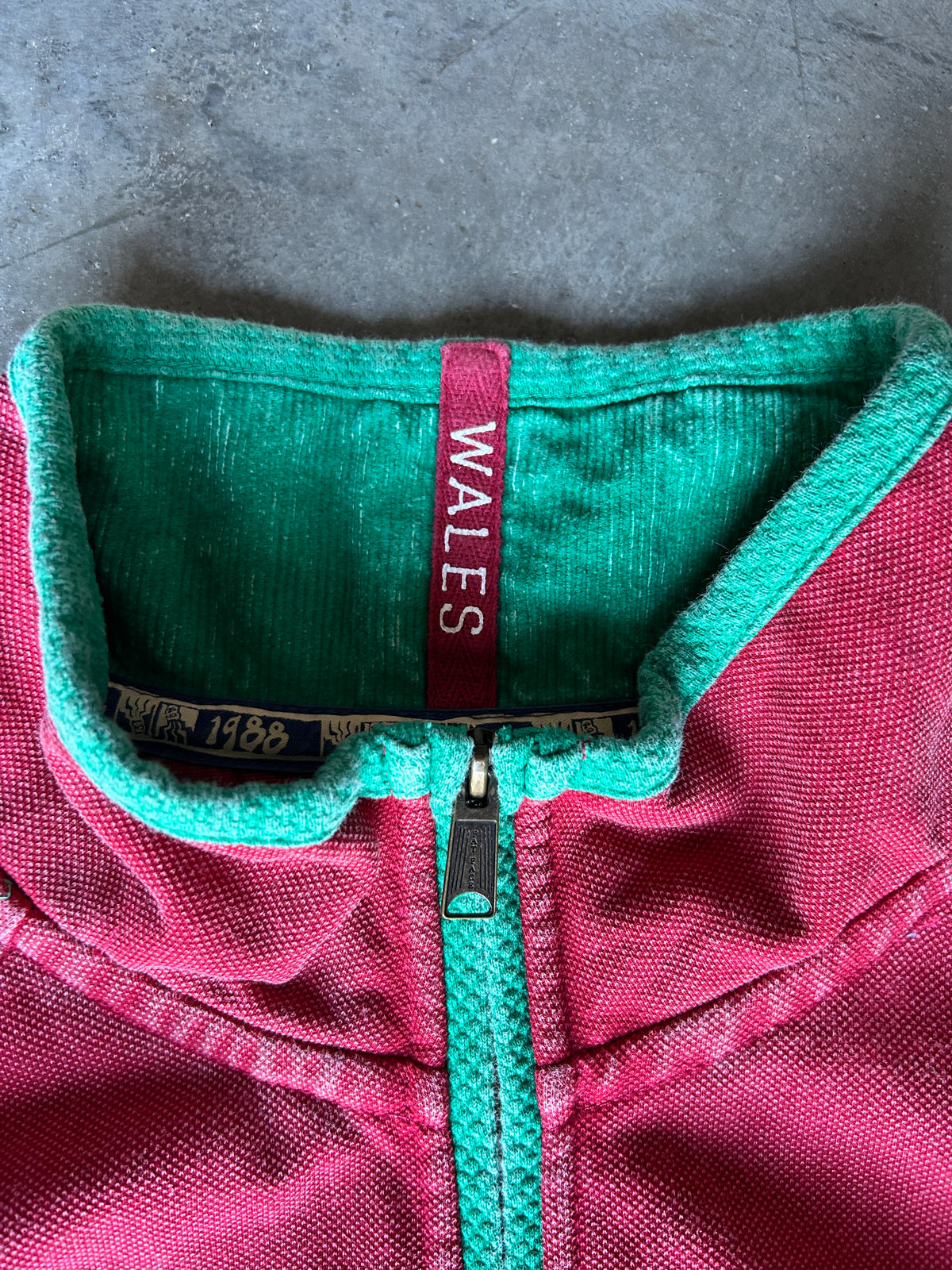 Vintage 1988 Wales Quarter Zip Sweater (XL)