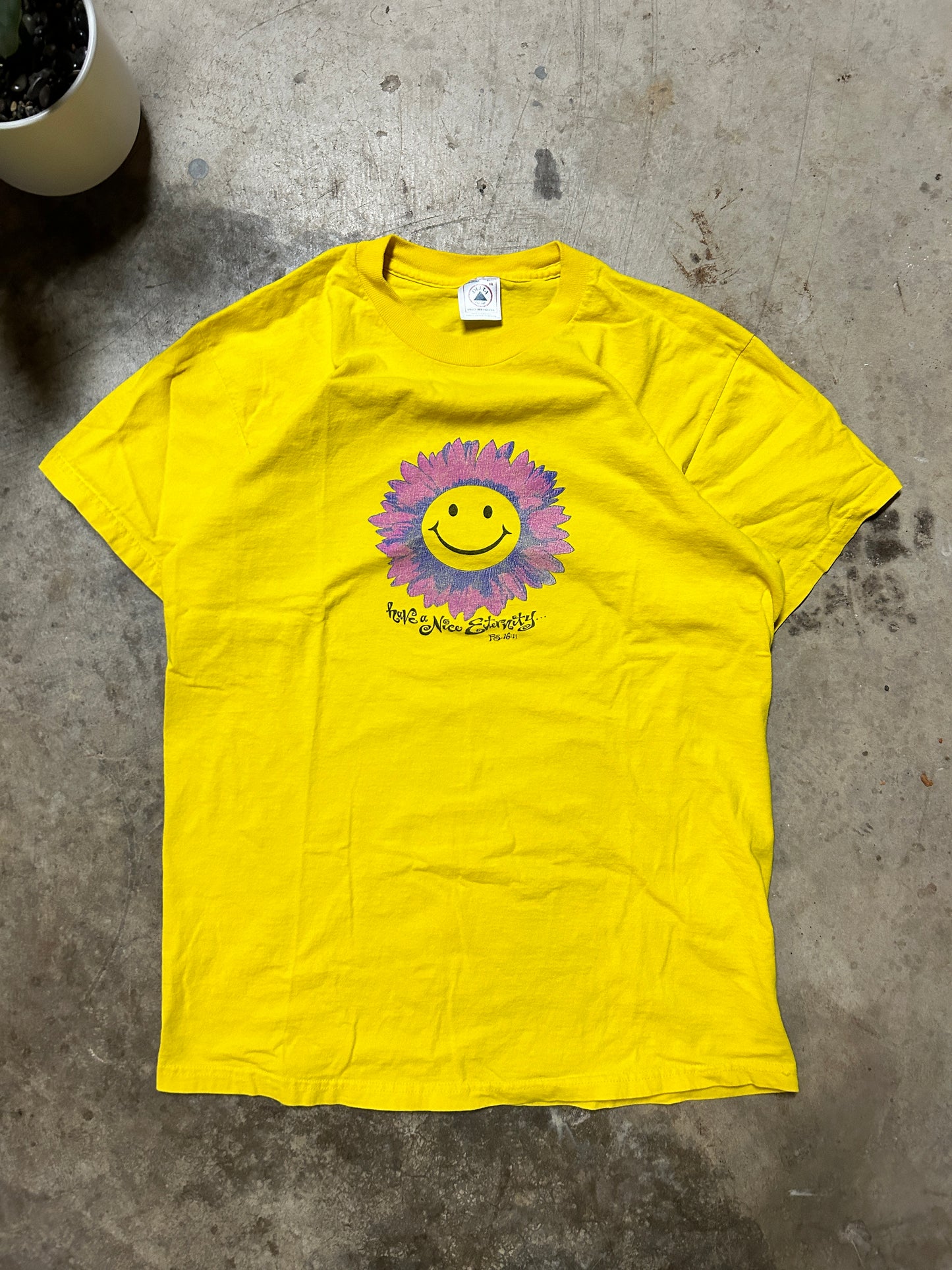 Vintage Purple Sunflower Tee (M)