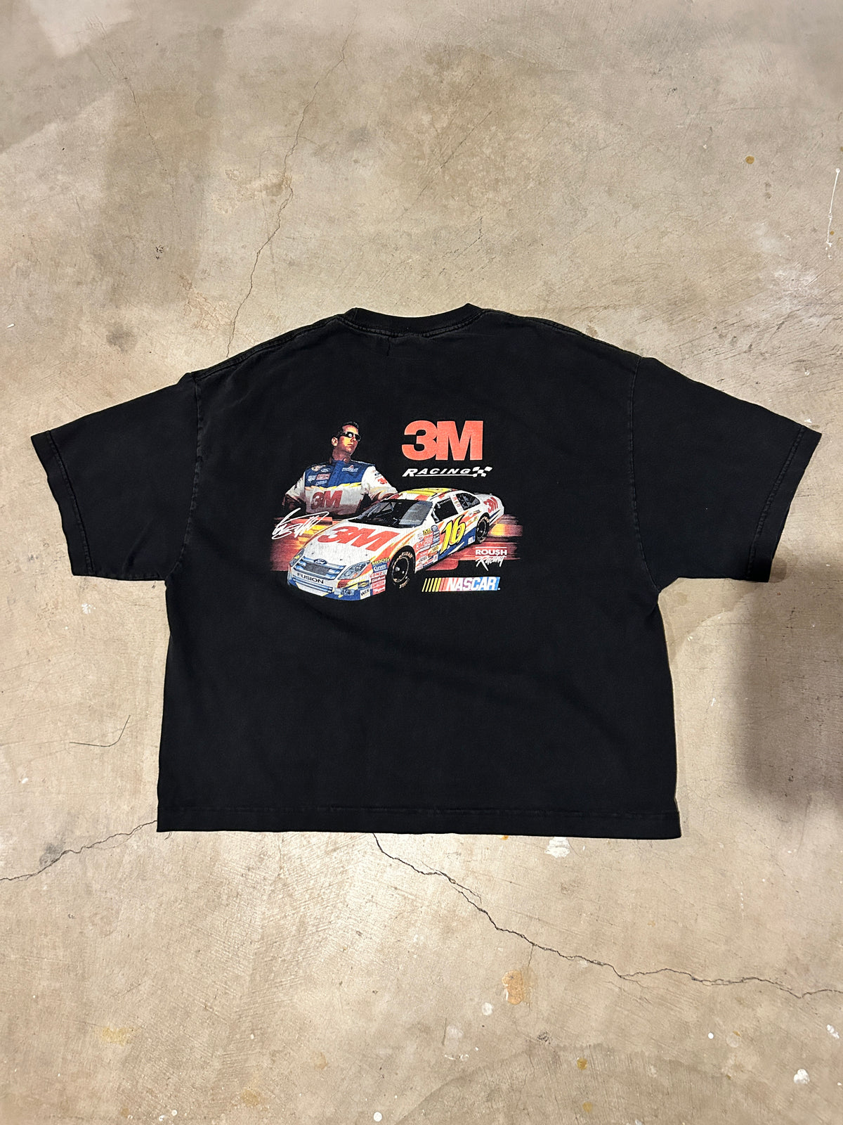 Vintage Boxy Cropped 3M Racing Tee (XL)