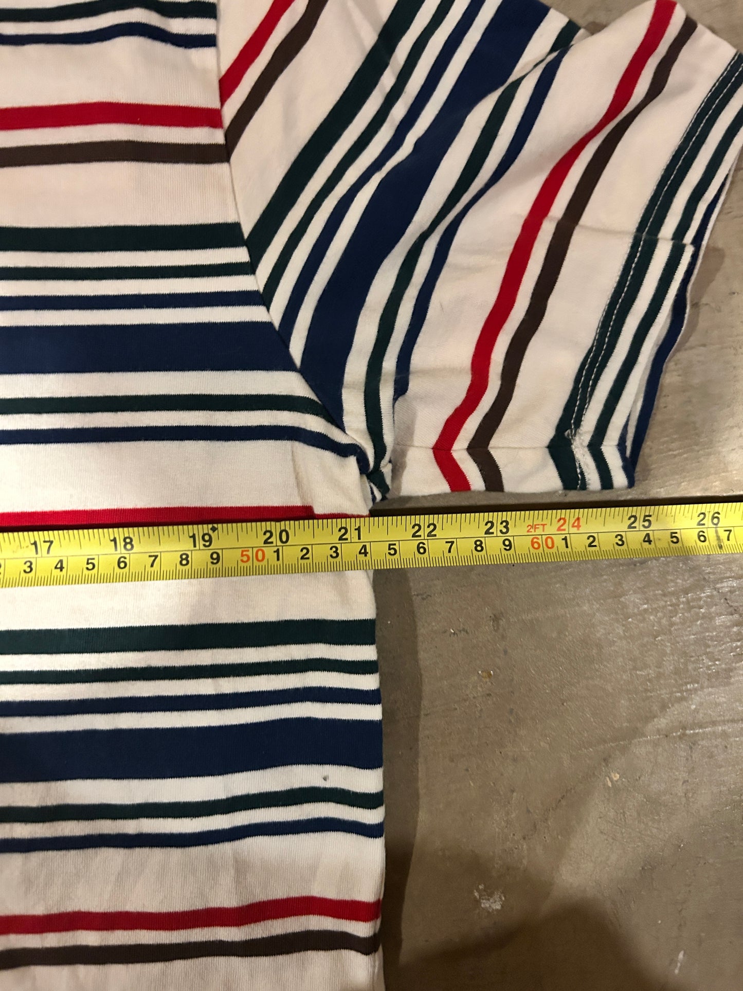 Y2K Guess Striped Tee (M)