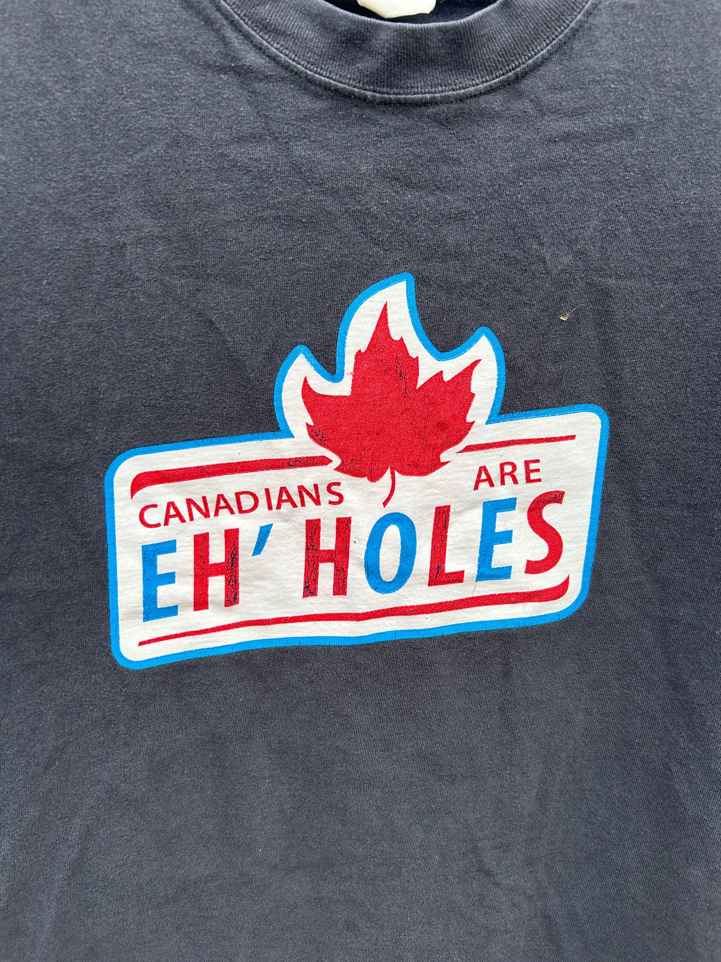 Vintage Canadians are Eh’ Holes Tee (XL)