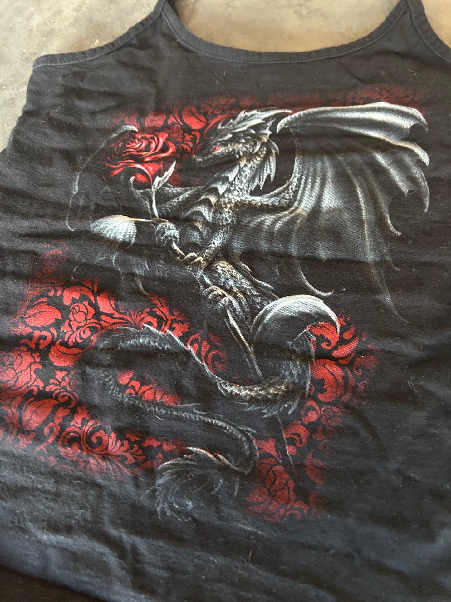 Y2K Gothic Dragon Tank (S)