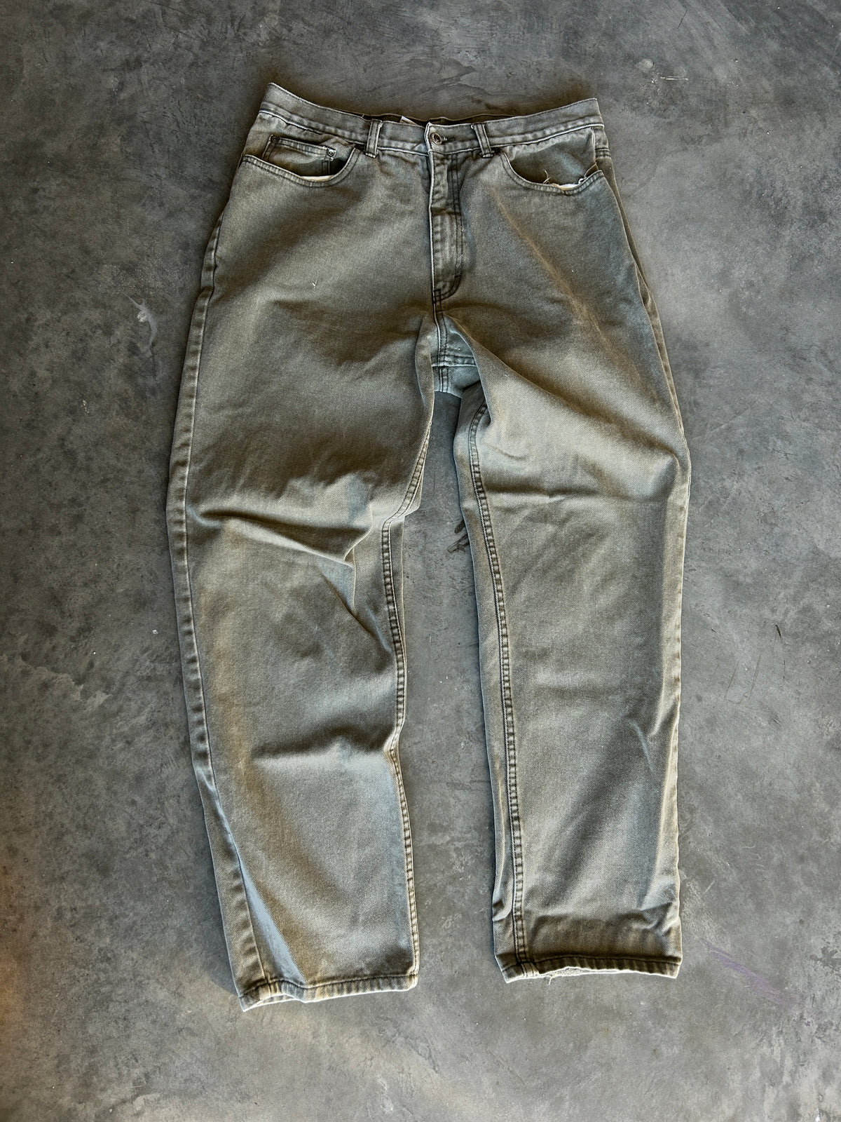 Vintage Green River Washed Jeans (36x33)
