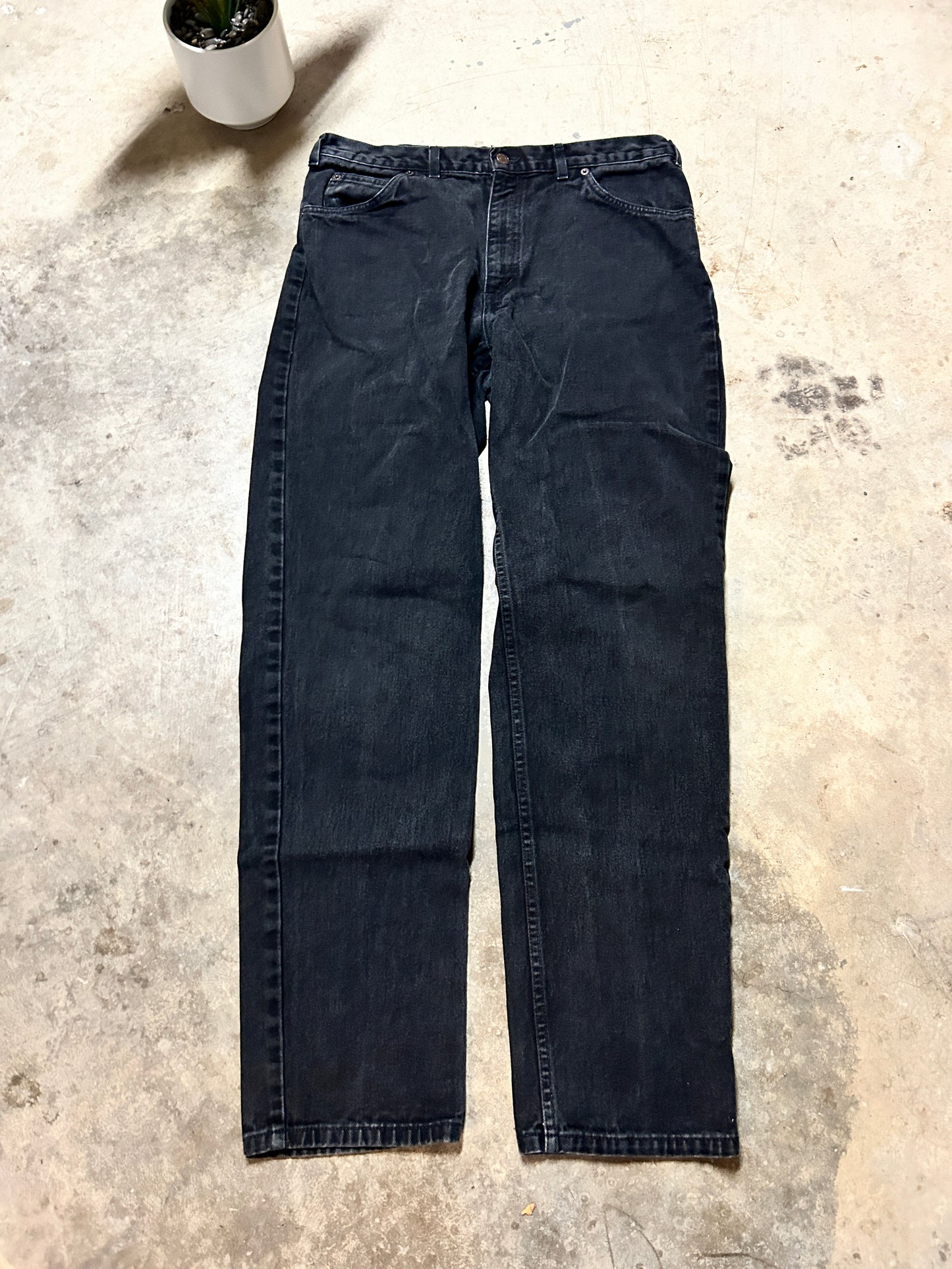 Vintage Levi’s Orange Tab Black Jeans (36x34)