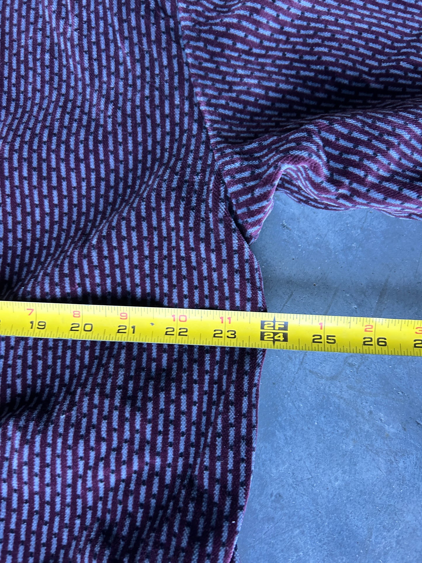 Vintage Velvet Fleece Lined Bomber Jacket (L)