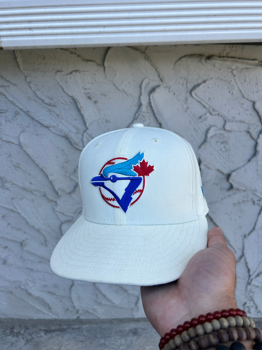 Toronto Blue Jays White Fitted Hat (7 1/4)