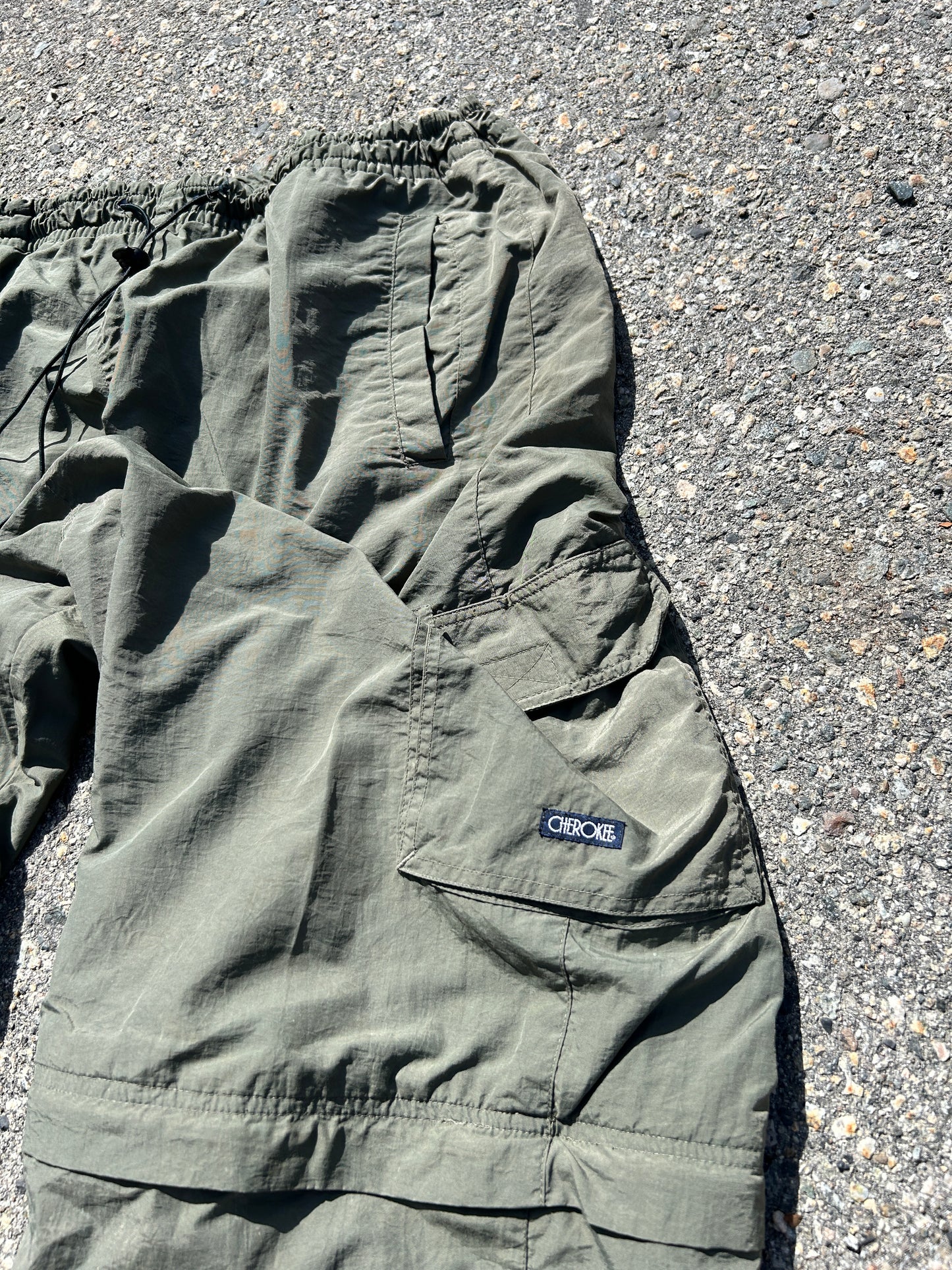 Vintage Baggy Cherokee Lined Track Pants (XL)