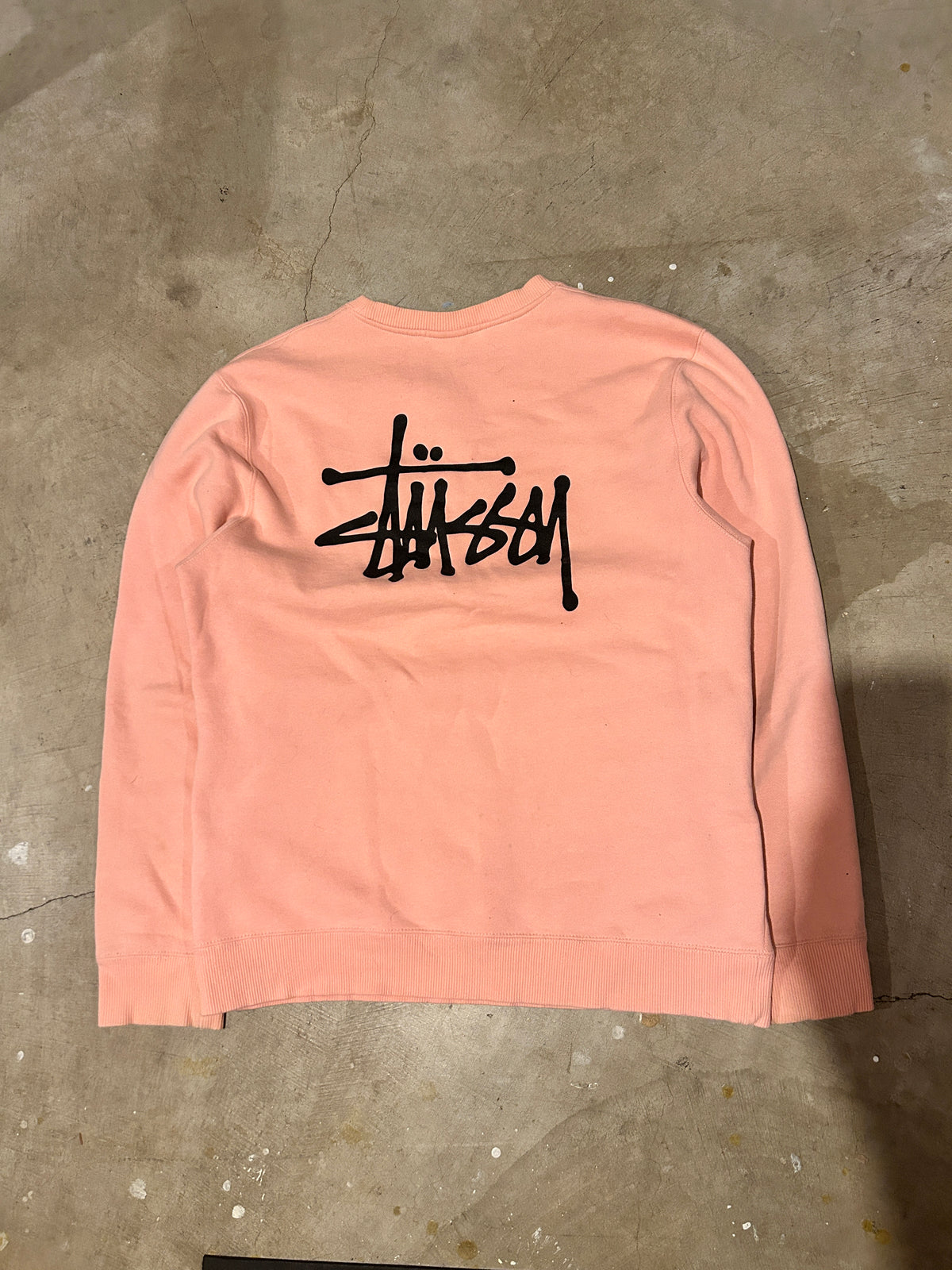 Light Pink Stussy Crewneck (XL)