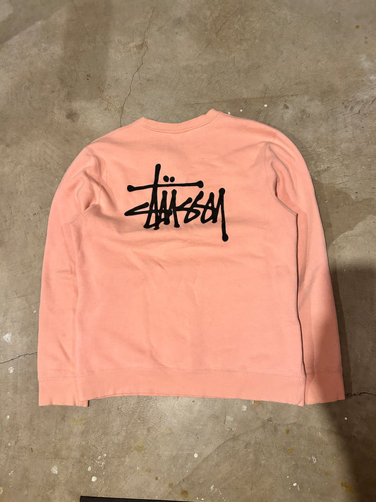 Light Pink Stussy Crewneck (XL)