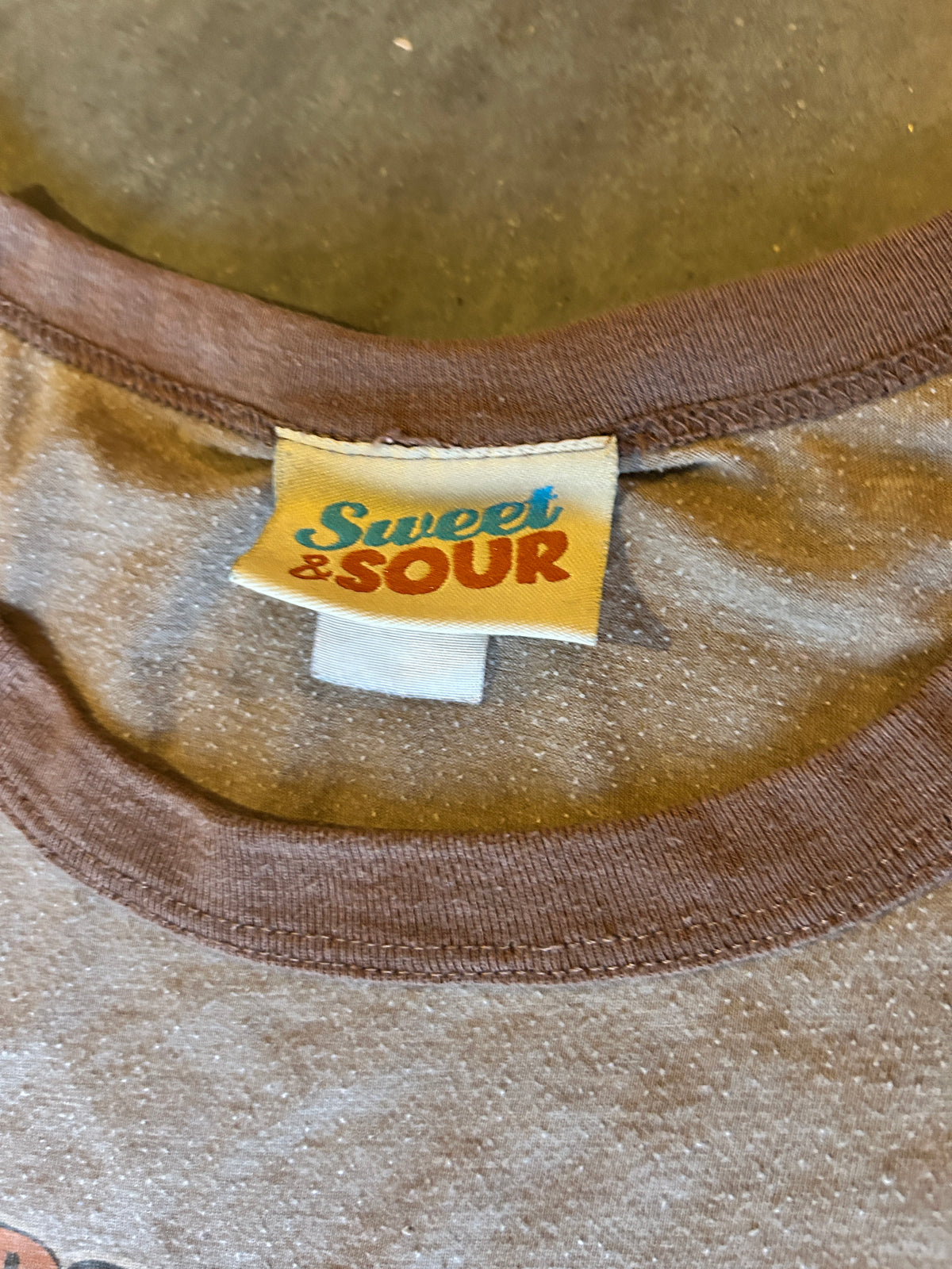 Vintage Count Chocula Brown Ringer Tee (M)
