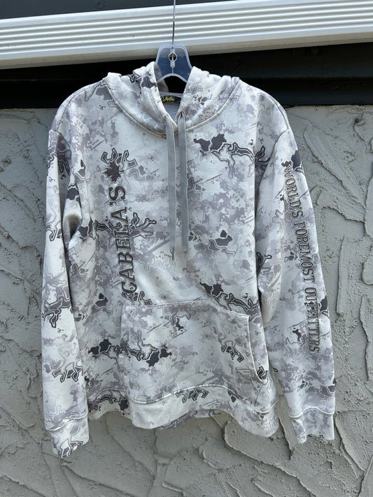 Cabelas White Camo Hoodie (L)