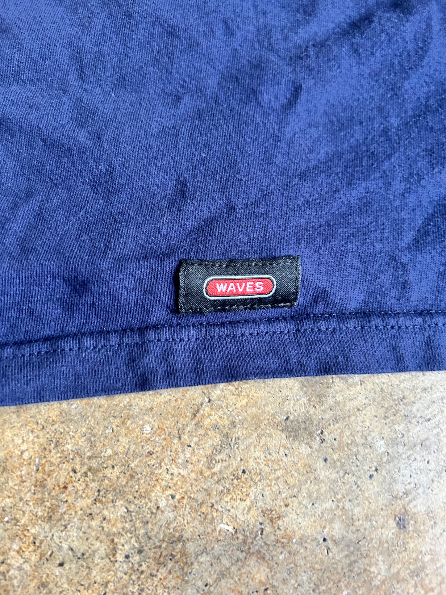 Canucks Waves Striped LS Shirt (L)
