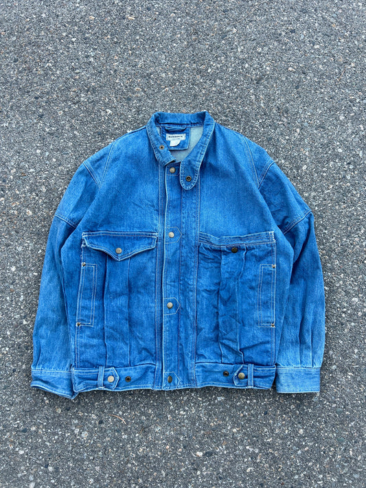 Vintage Denim Contrast Stitch Rimrock Bomber Jacket (fits M/L)