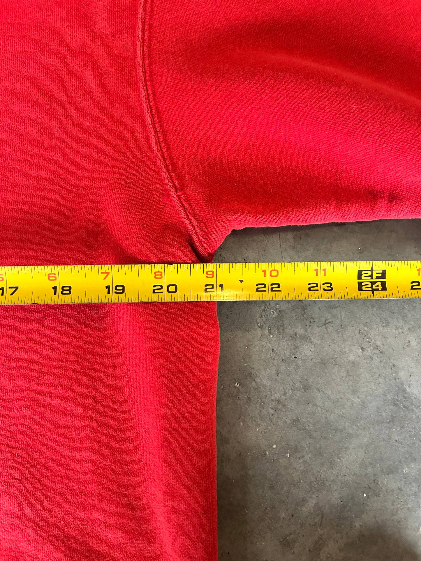 Y2K Style Remnants Red Hoodie (M)