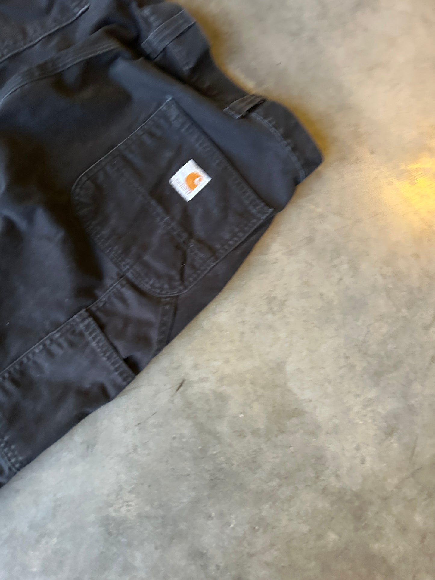 Black Carhartt Carpenter Pants (38x34)