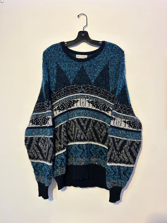 Vintage Jantzen Drop Shoulder Knit Sweater (L)