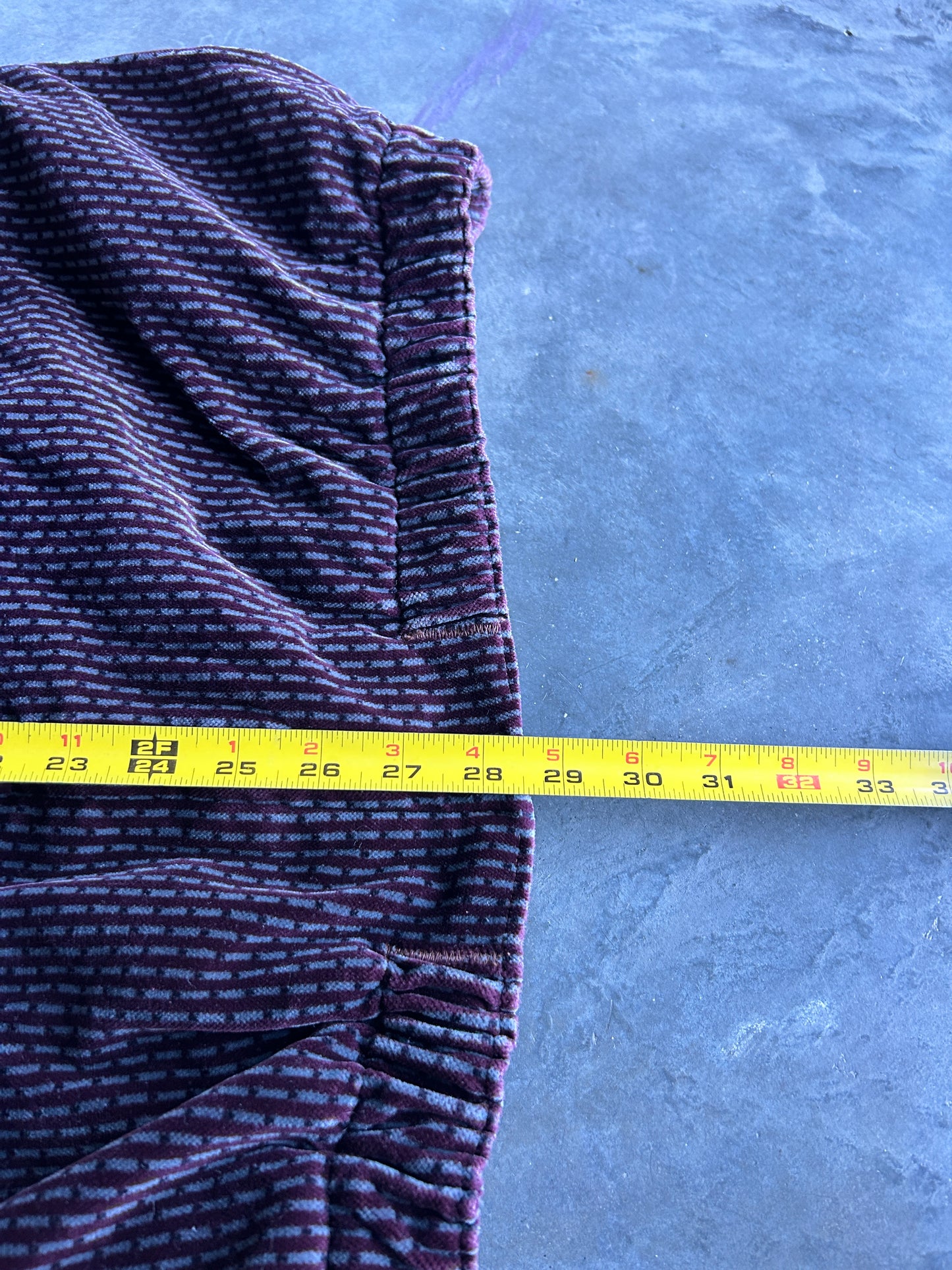 Vintage Velvet Fleece Lined Bomber Jacket (L)