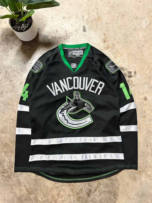 Vancouver Canucks Specialty Green Alex Burrows Jersey (L)