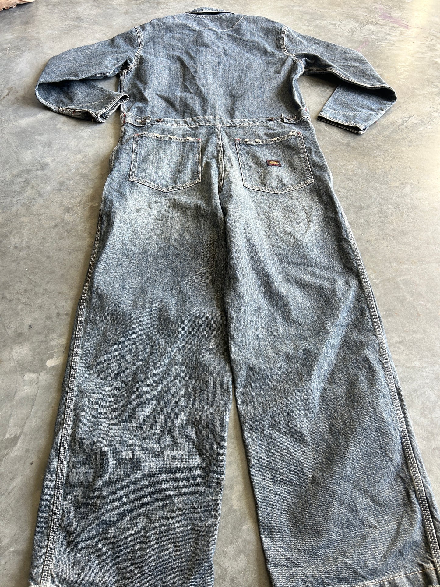 Vintage Von Dutch Denim Jumpsuit (M)