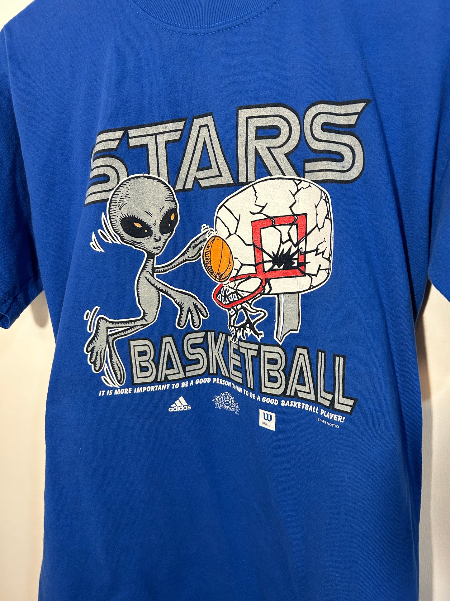 Vintage 90’s Alien Stars Basketball Tee (M)