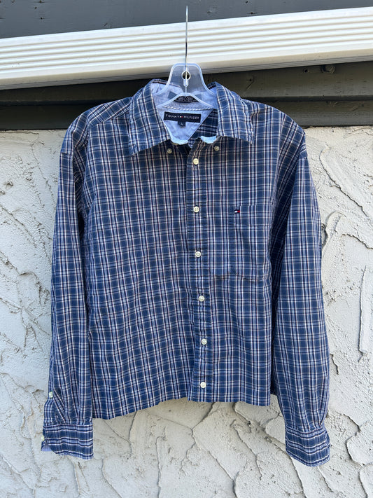 Cropped Tommy Hilfiger Button Up LS (L)