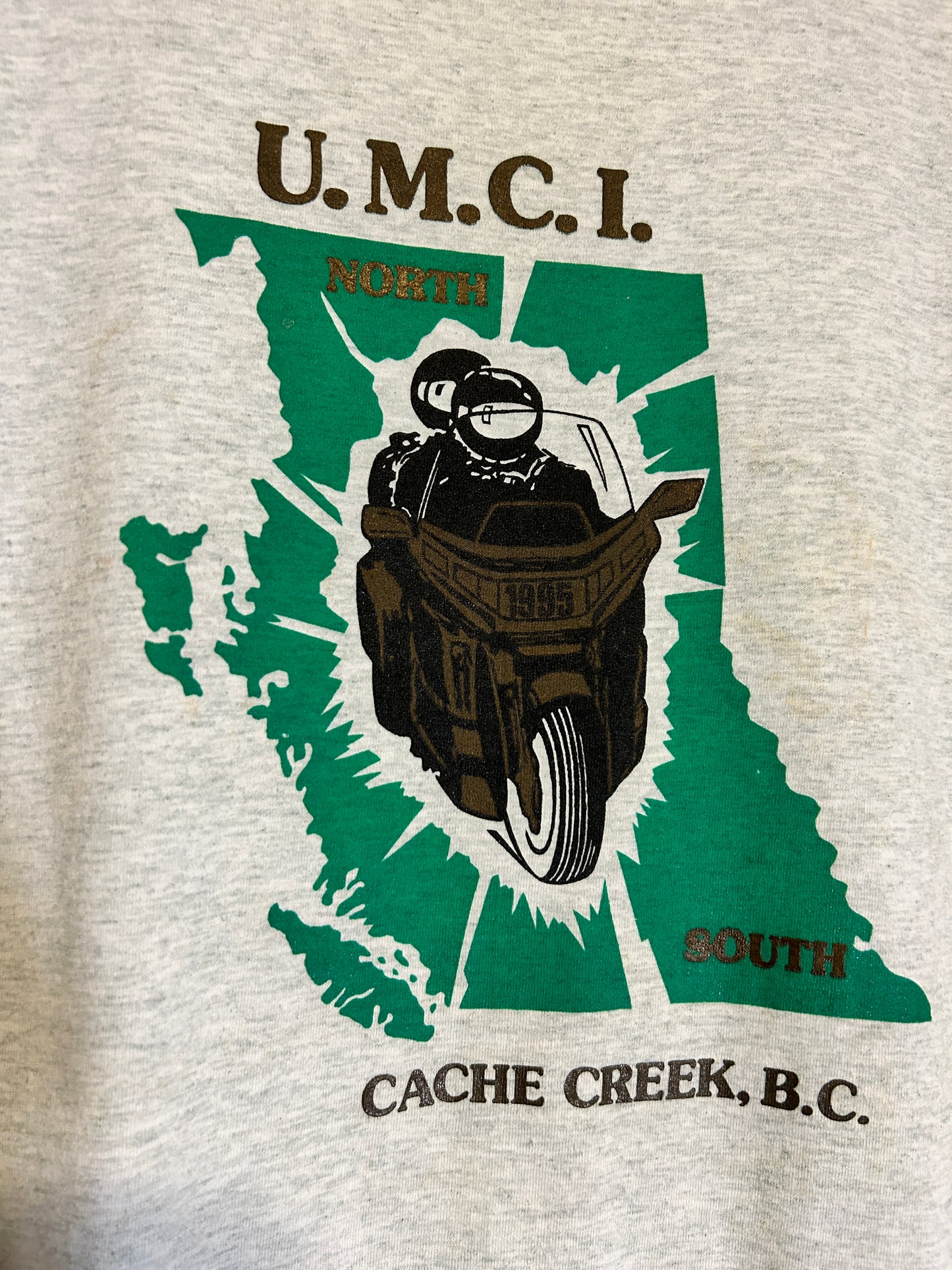 Vintage Single Stitch Cache Creek Motorcycle Tee (L)