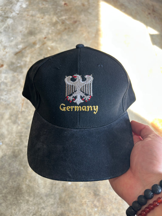 Vintage Germany Suede Brim Velcro-Back Hat