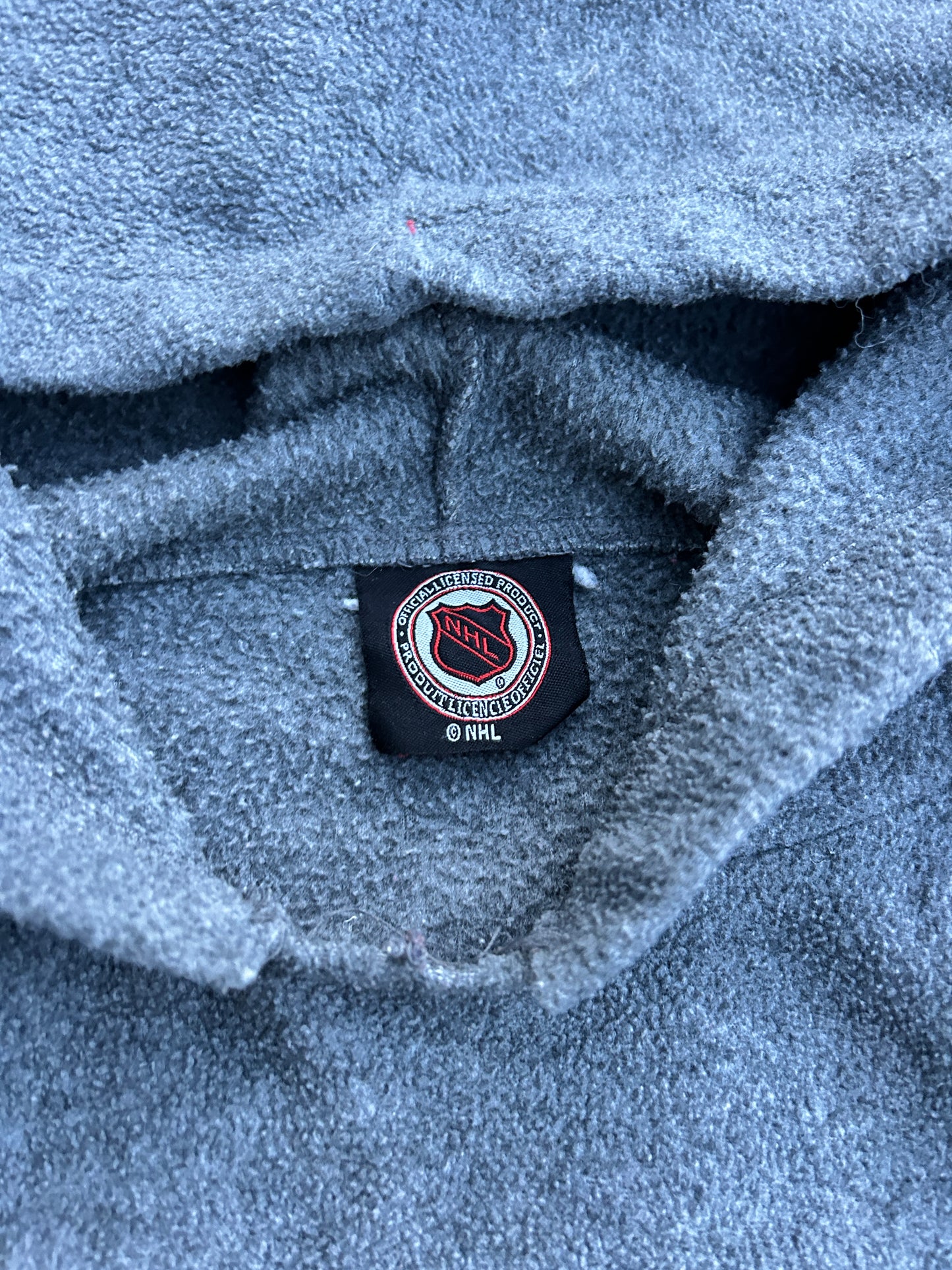 Vintage Canucks Fleece Ringer Hoodie (L)