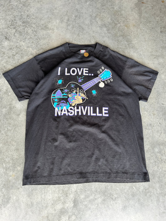 Vintage I Love Nashville Guitar Tee (XL)