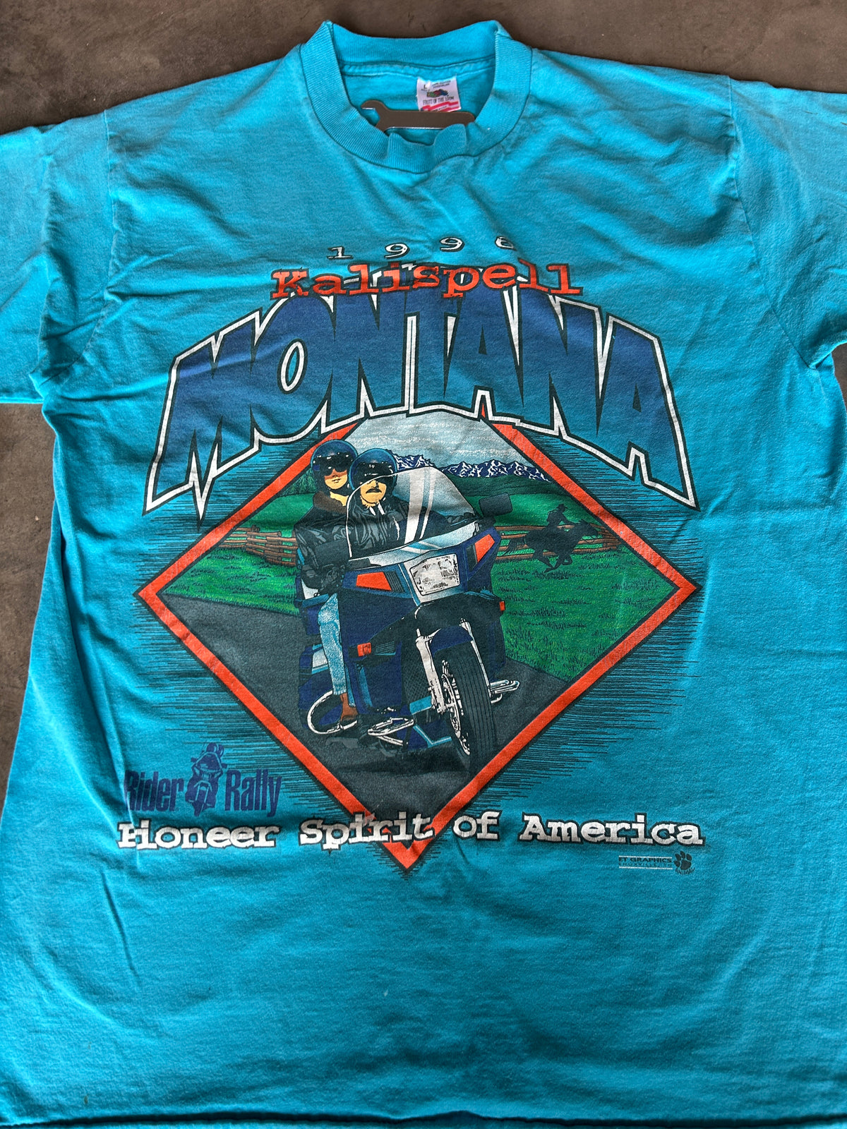 Vintage 90’s Montana Rider Rally Tee (L)