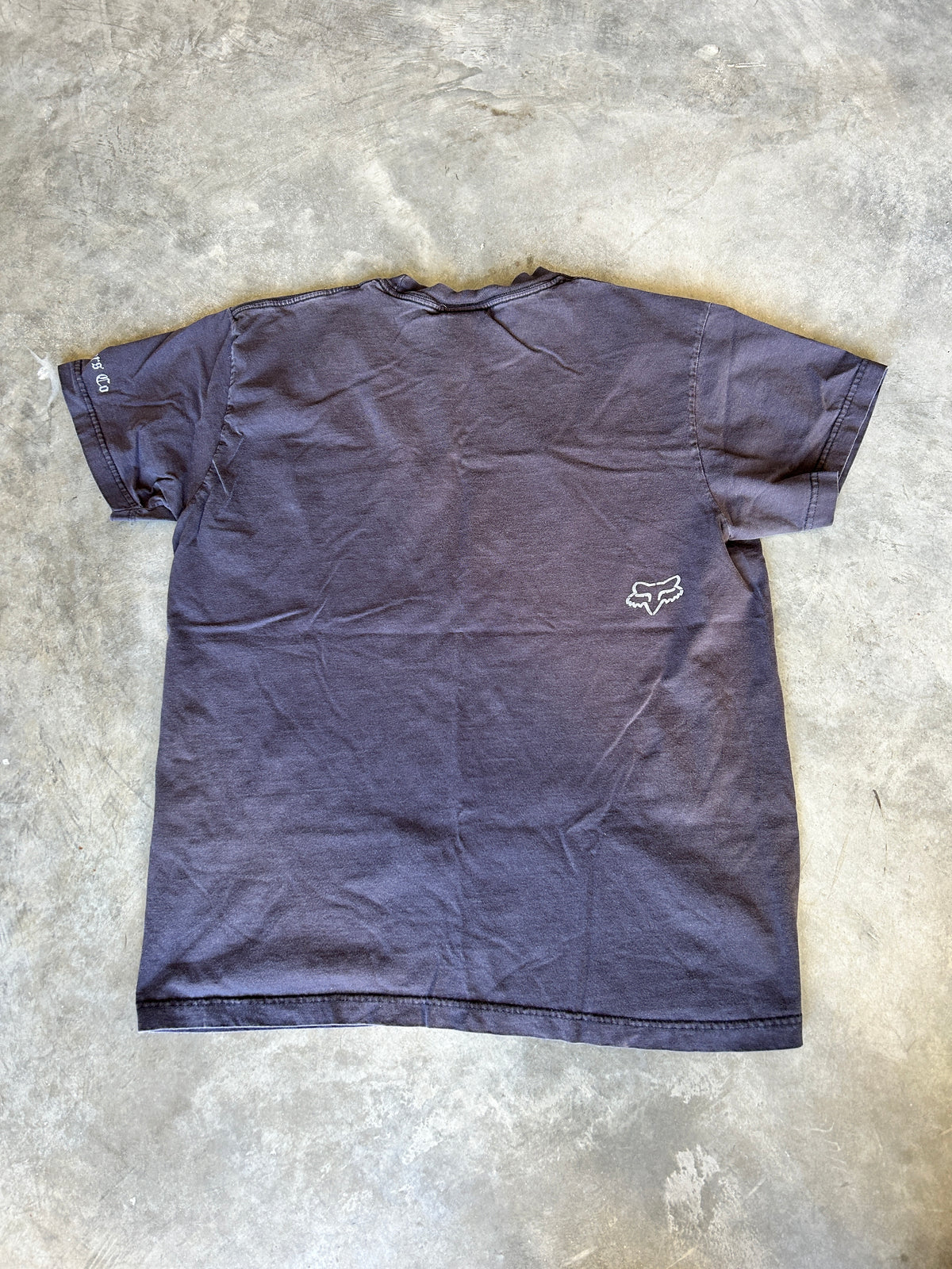 Y2K Fox Racing Red and White Logo Tee (L)