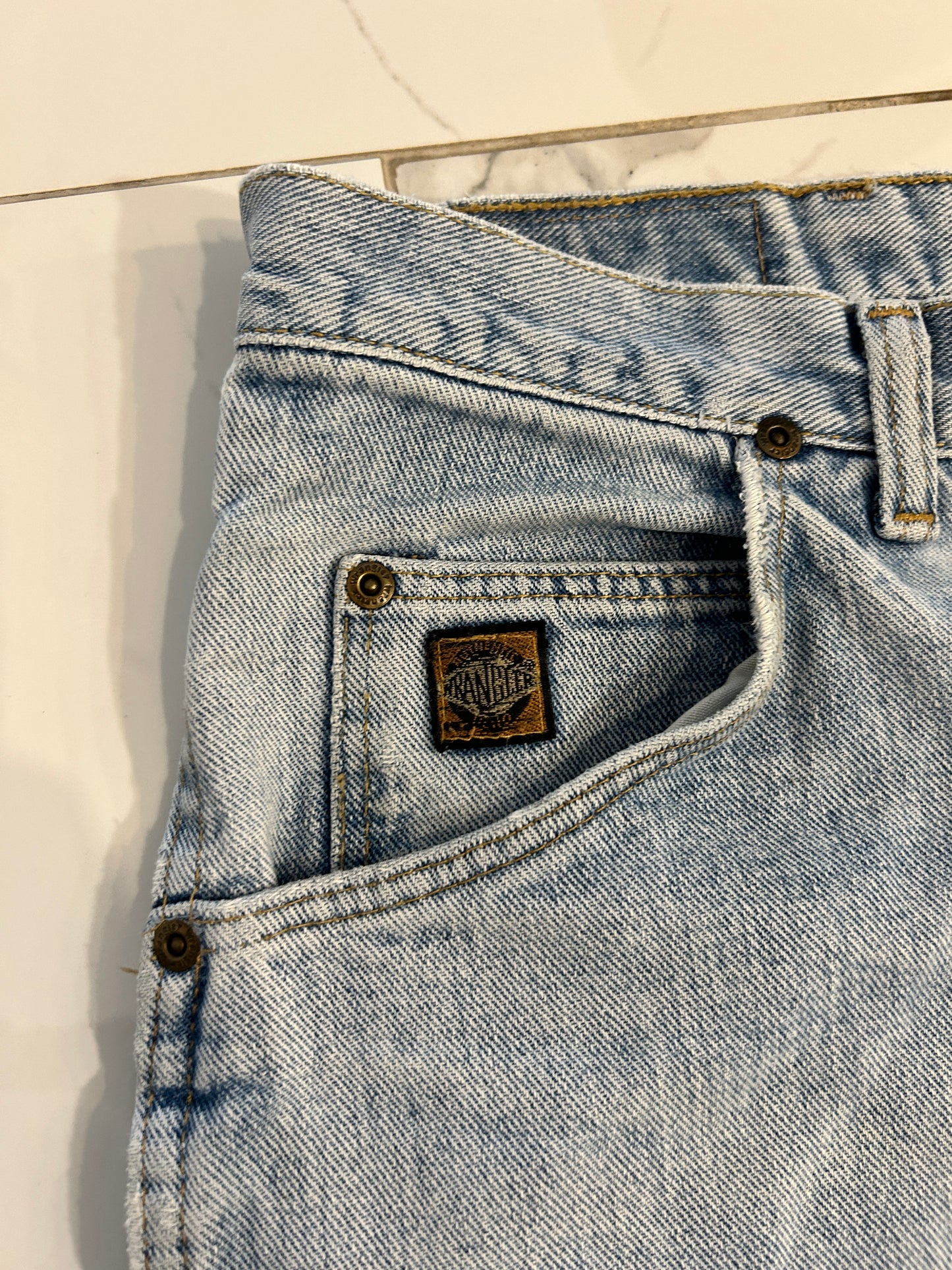 Wrangler Acid Wash Jeans (34x32)