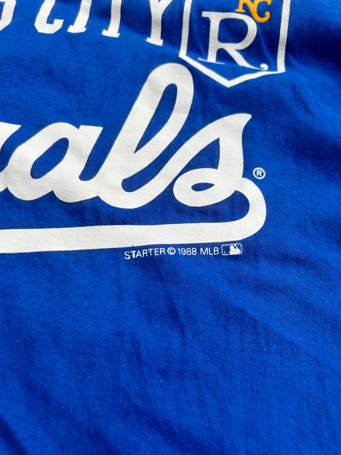 Vintage 1988 Single Stitch KC Royals Starter Tee (M)