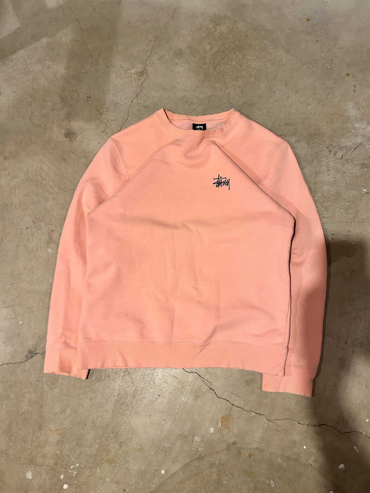 Light Pink Stussy Crewneck (XL)