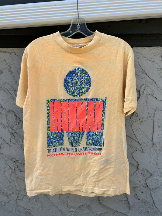 Vintage 1990 Ironman Kona Hawaii Tee (L)