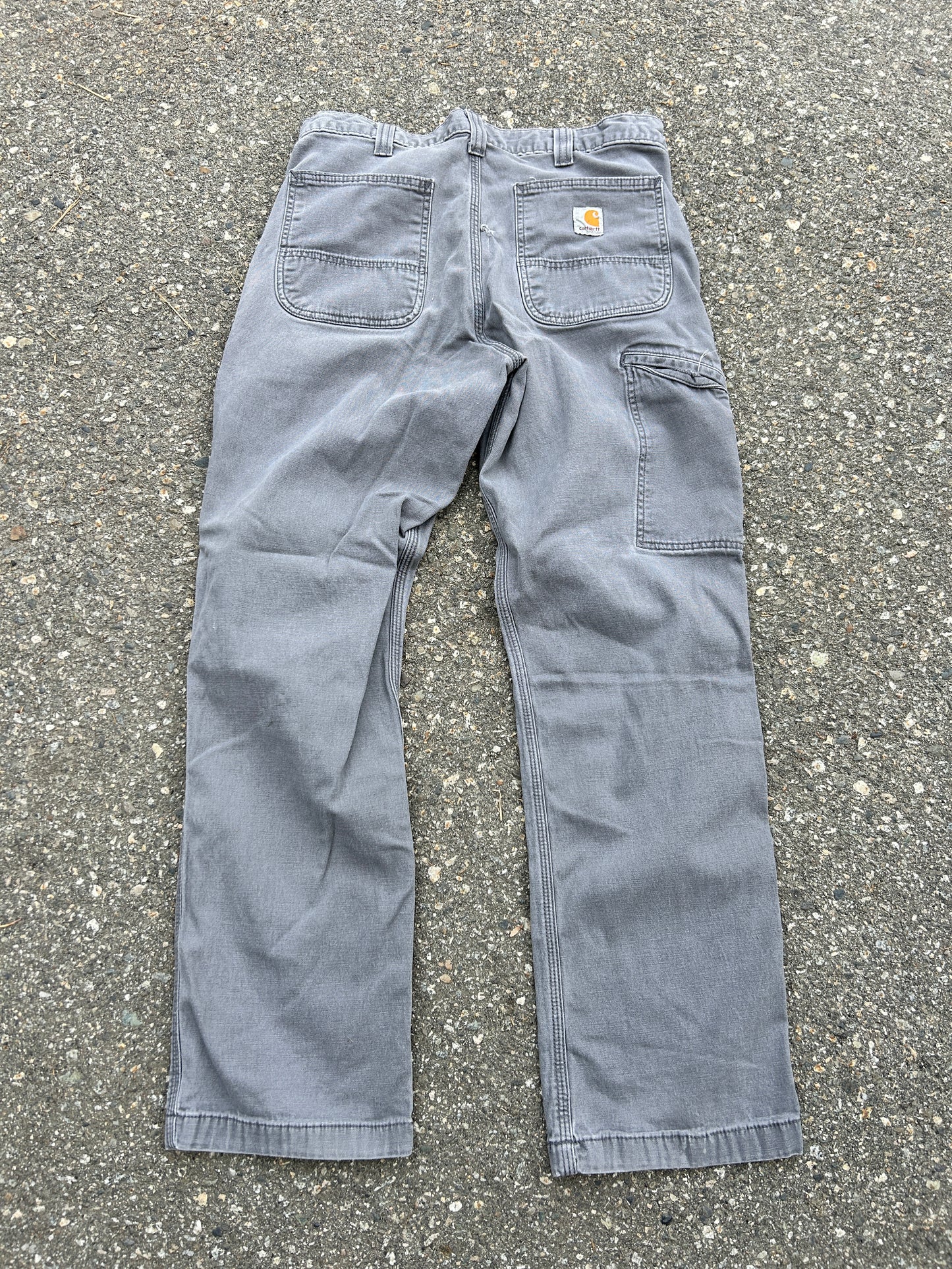 Faded Grey Carhartt Pants (34x32)