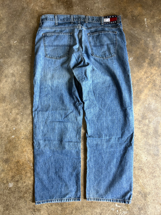 Vintage Tommy Hilfiger Faded Jeans (38x30)
