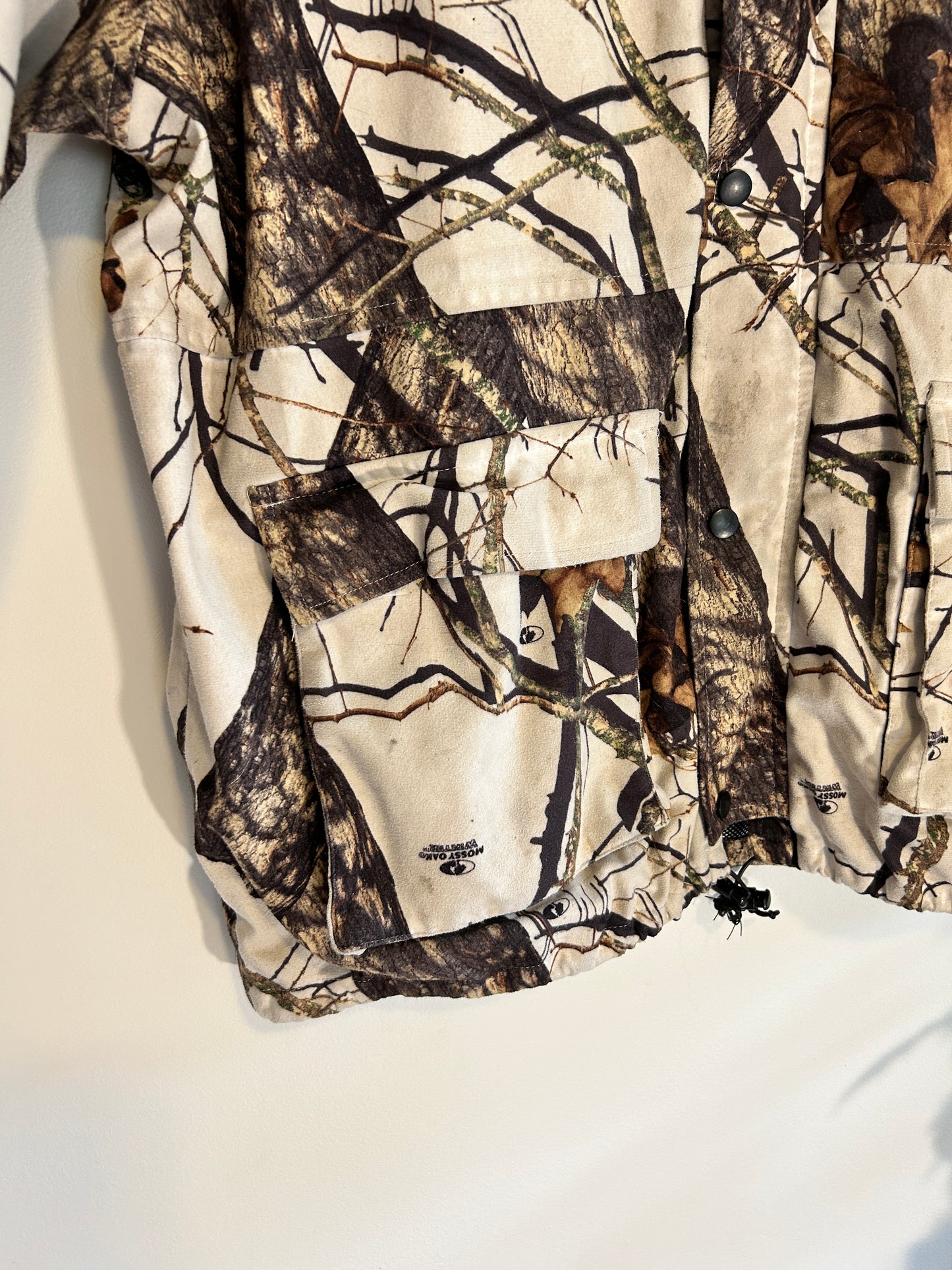 White Camo Wildfowler Outfitter Mesh Lined Jacket (2XL)