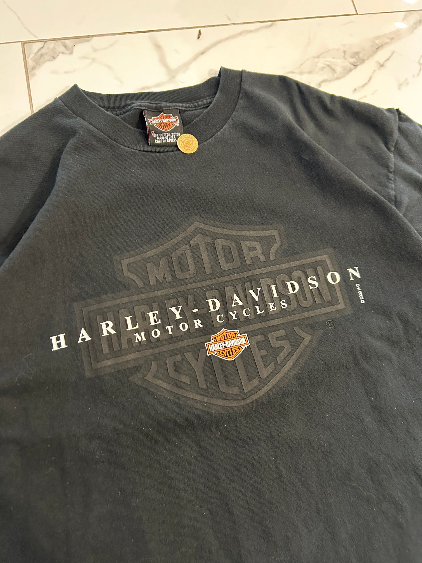 2000 Harley Hollywood 3D Graphic Tee (XL)