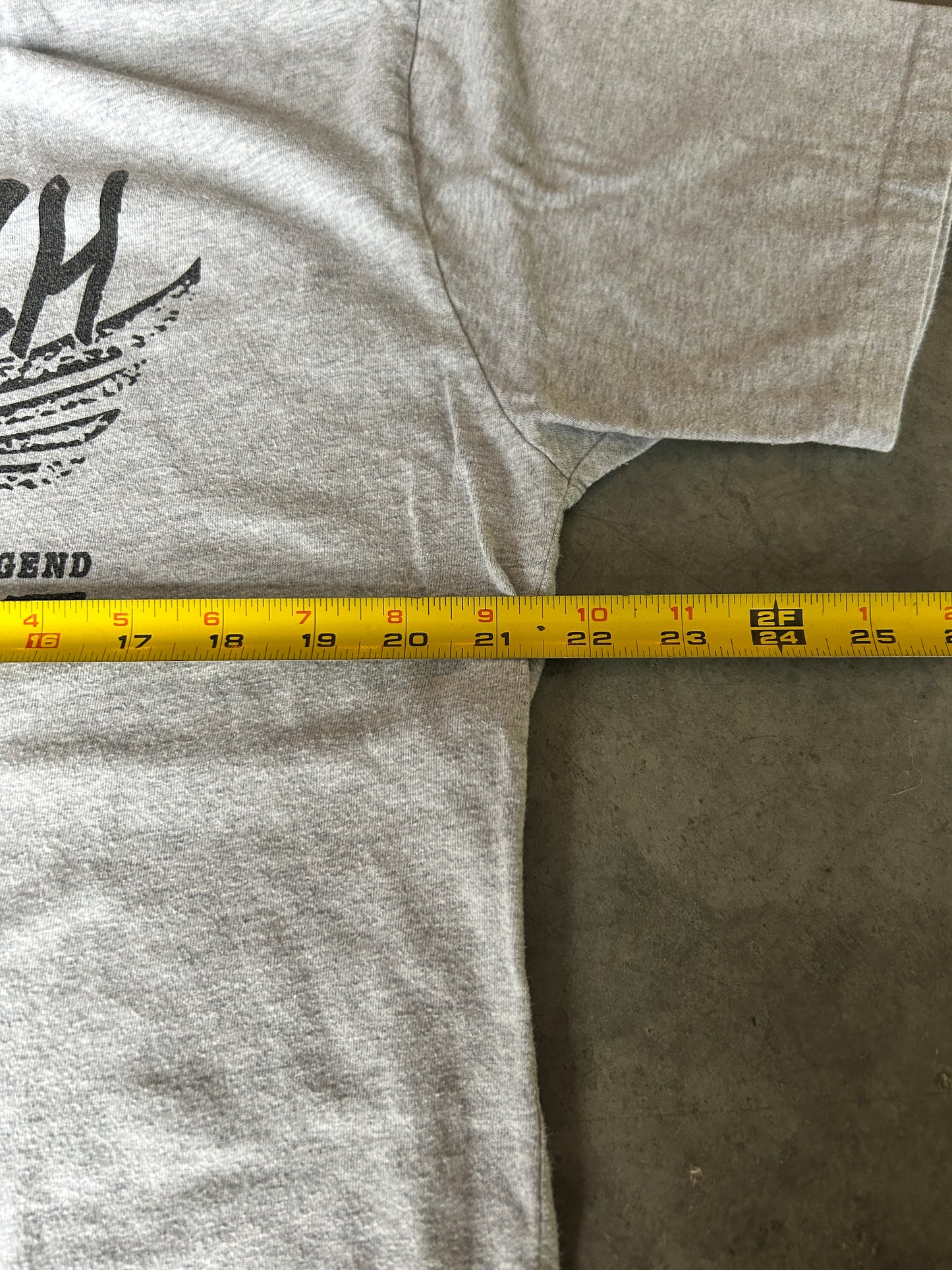 Y2K Grey Von Dutch Tire Tee (XL)