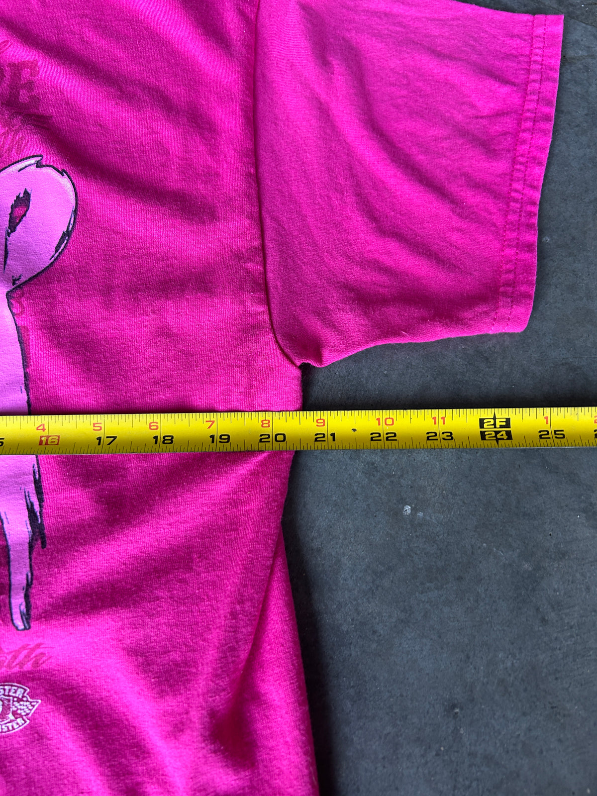Y2K Rock Star Breast Cancer Awareness Tee (L)