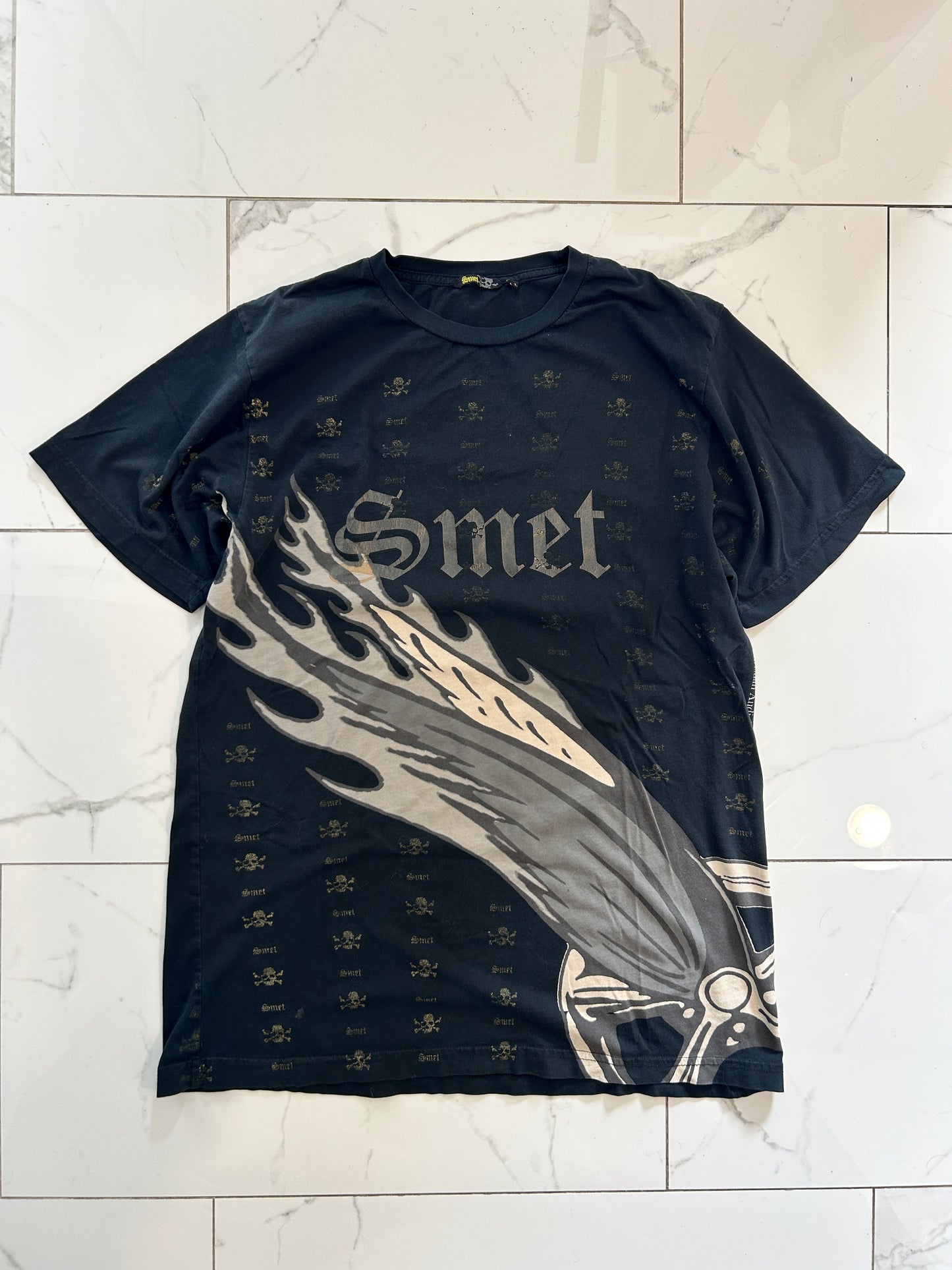 Y2K Smet Wheel Graphic Tee (fits XL)