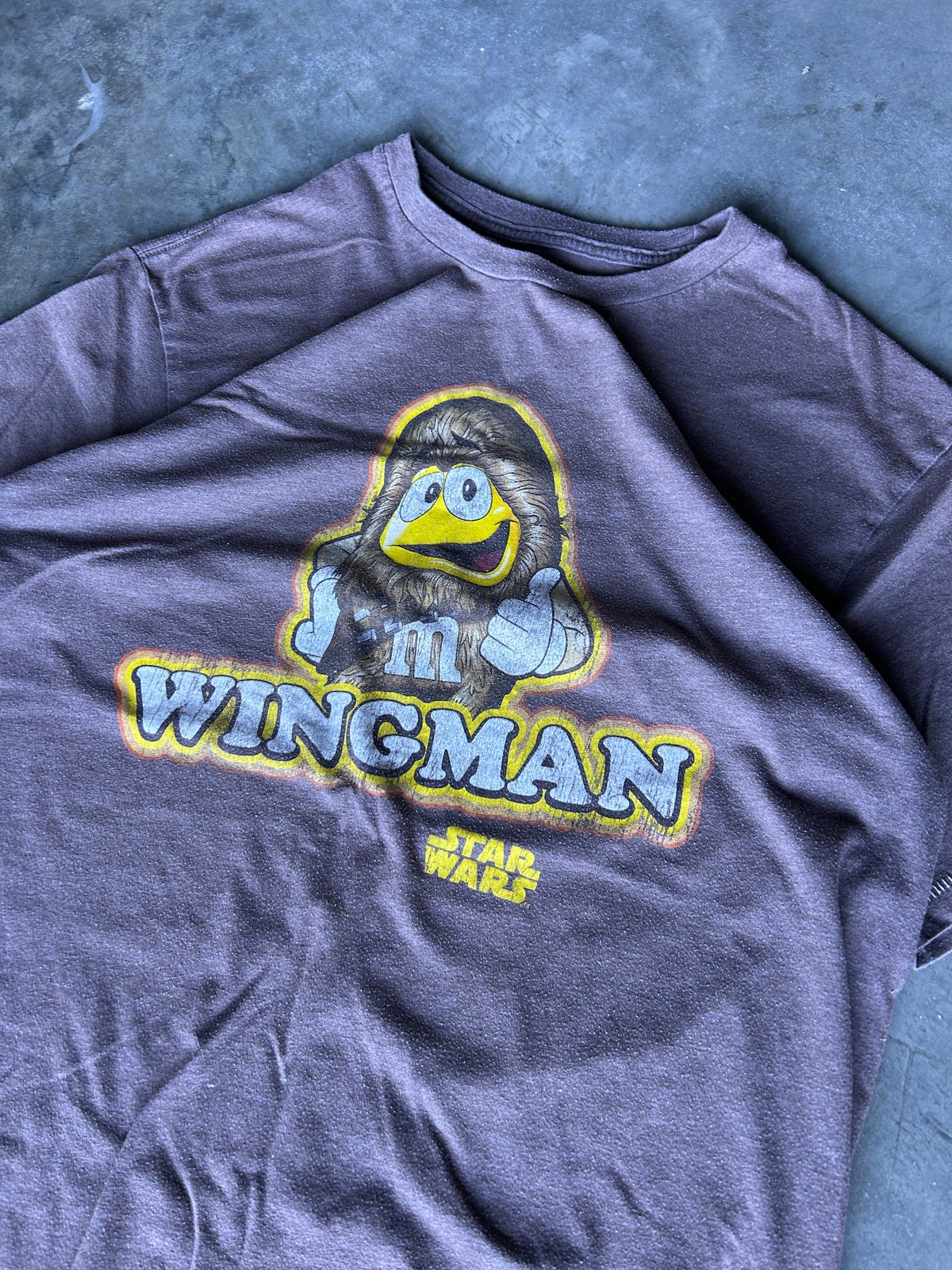 Vintage Peanut M&M Chewbacca Parody Tee (L)
