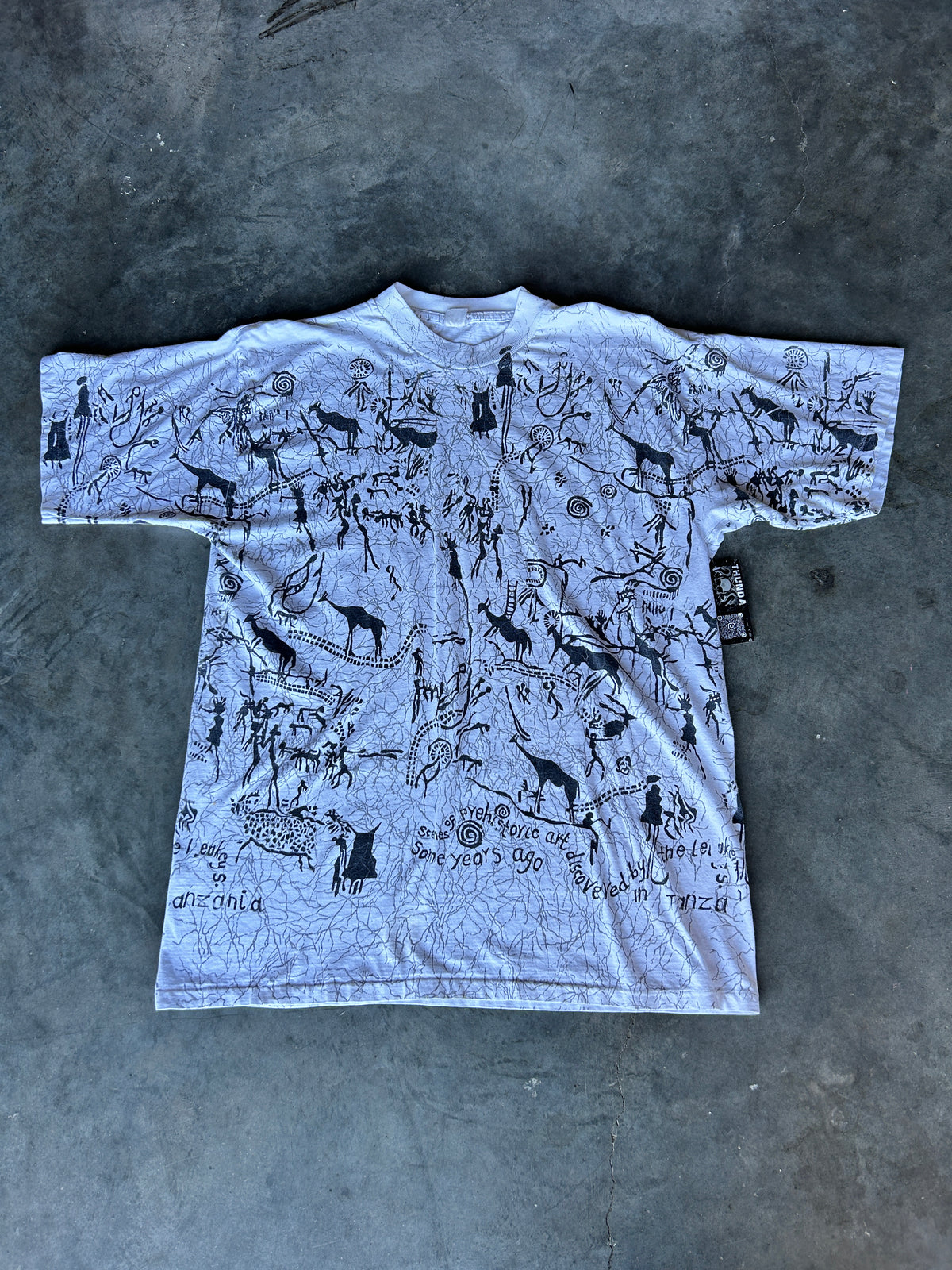Vintage Scenes of the World AOP Art Tee (L)