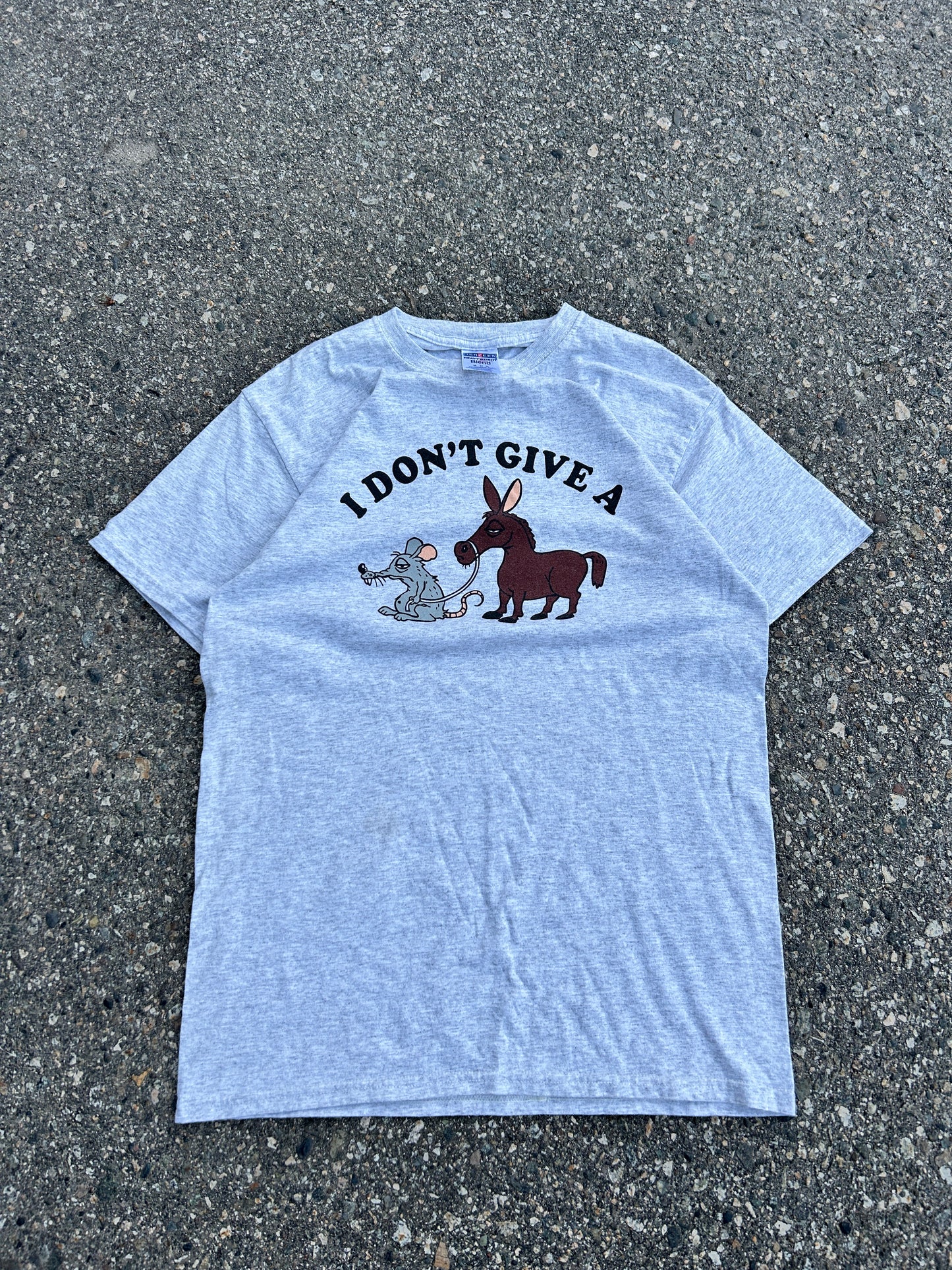 “I Don’t Give A Rat’s ***” Humour Tee (M)