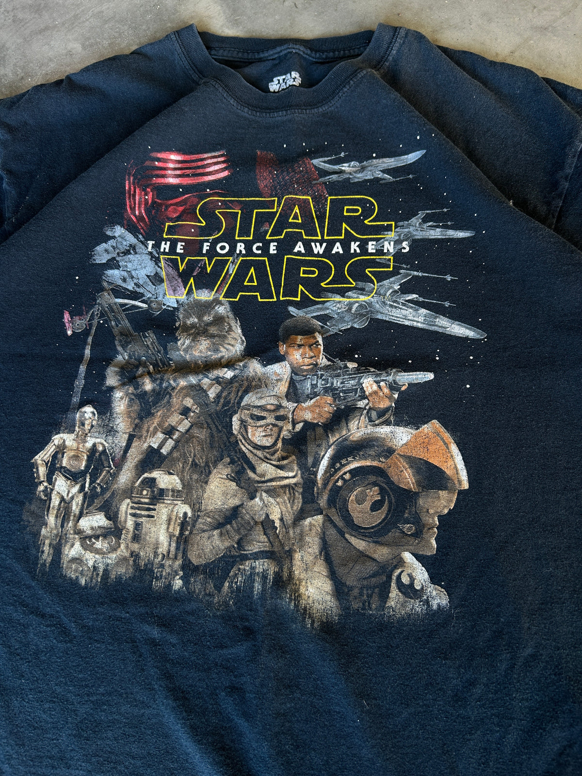 Faded Star Wars Force Awakens Tee (XL)