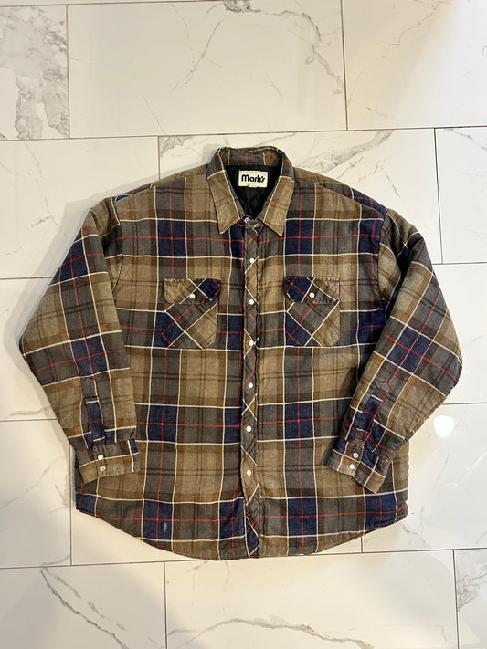 Marks Work Quilt Lined Snap Flannel (2XL)