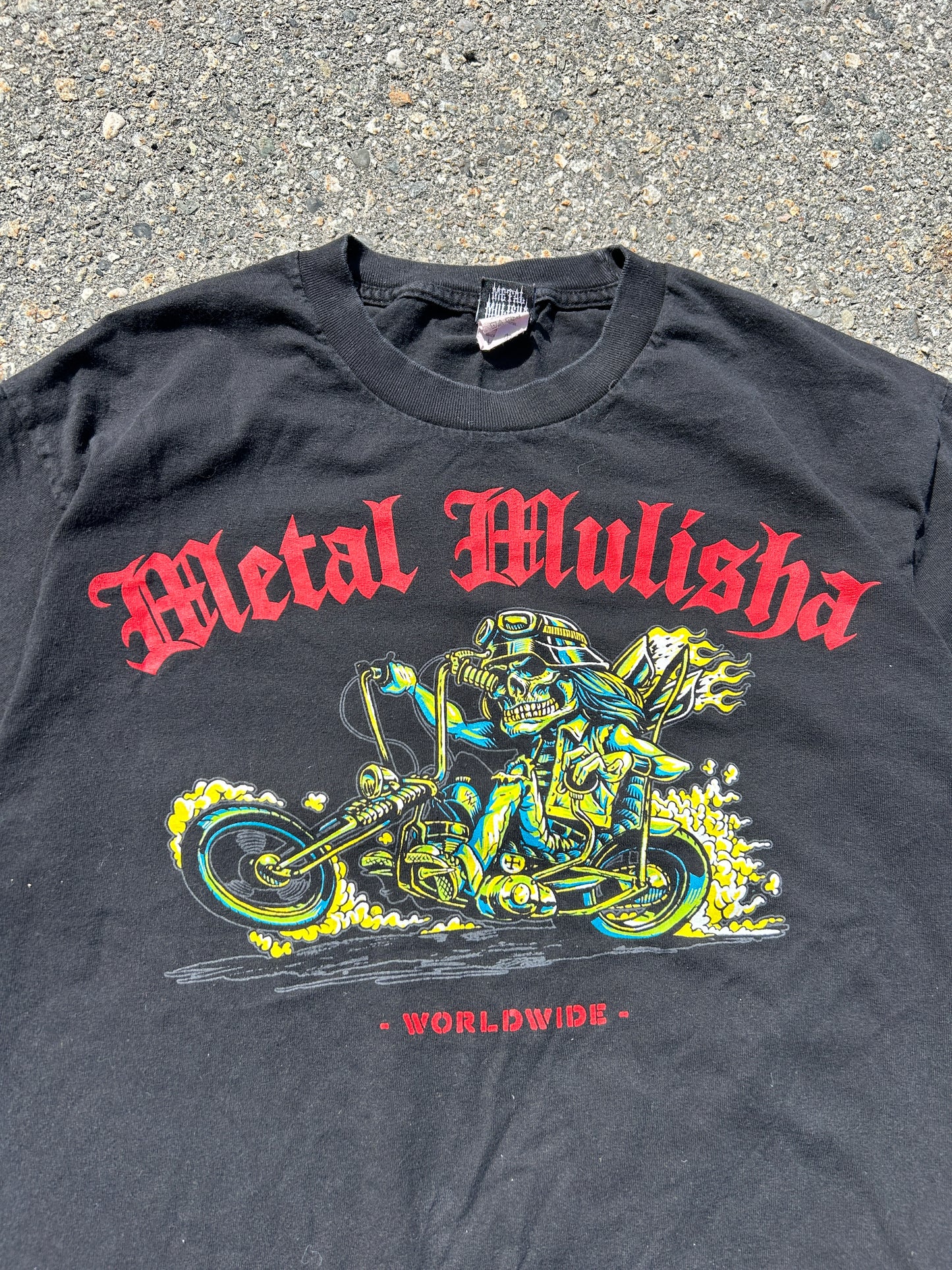 Y2K Metal Mulisha Biker Tee (L)