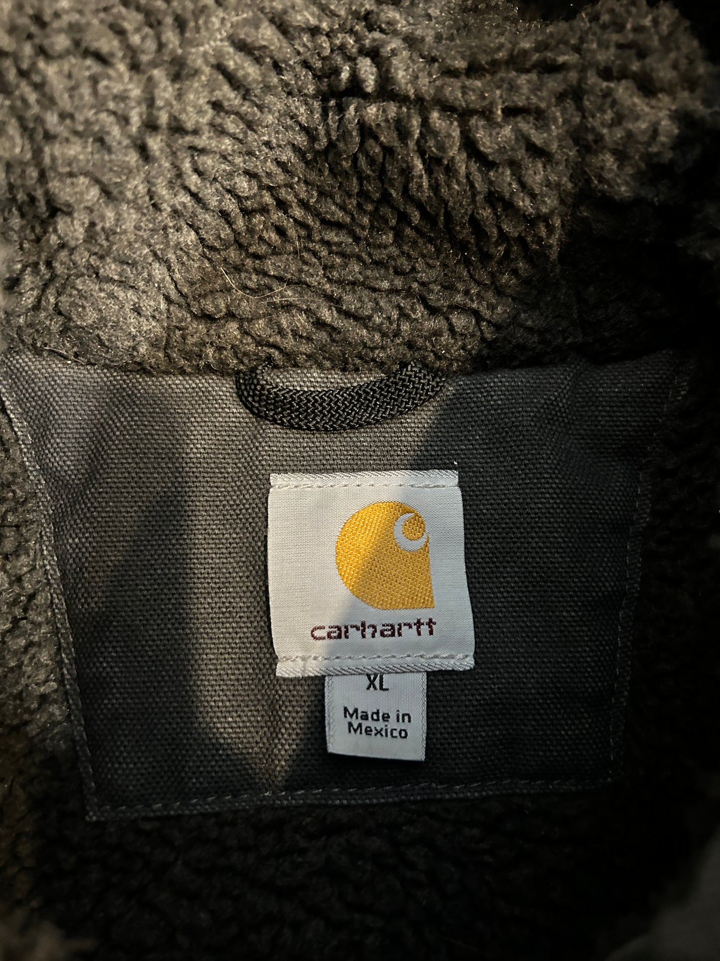 Vintage Sherpa Lined Carhartt Utility Coat (XL)