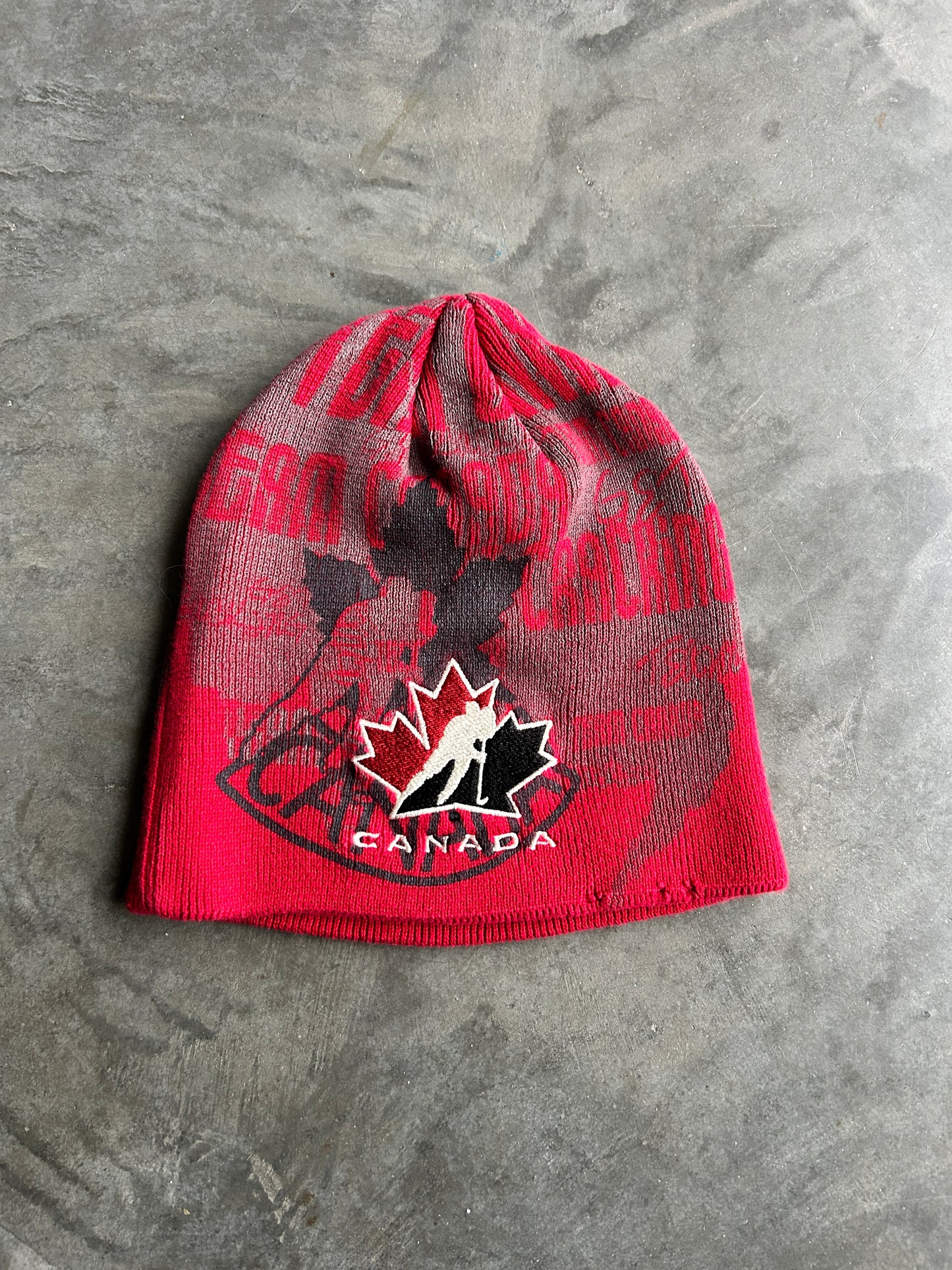 Vintage Team Canada Get Cracking Toque